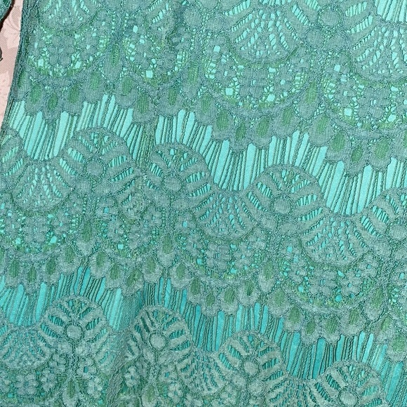 ❌SOLD❌TEAL A NIGHT IN PARIS DRESS - Picture 2 of 5
